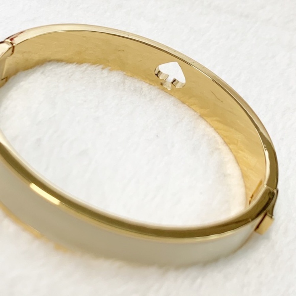 Kate Spade Hole Punch Spade Bracelet Cuff - Picture 3 of 5